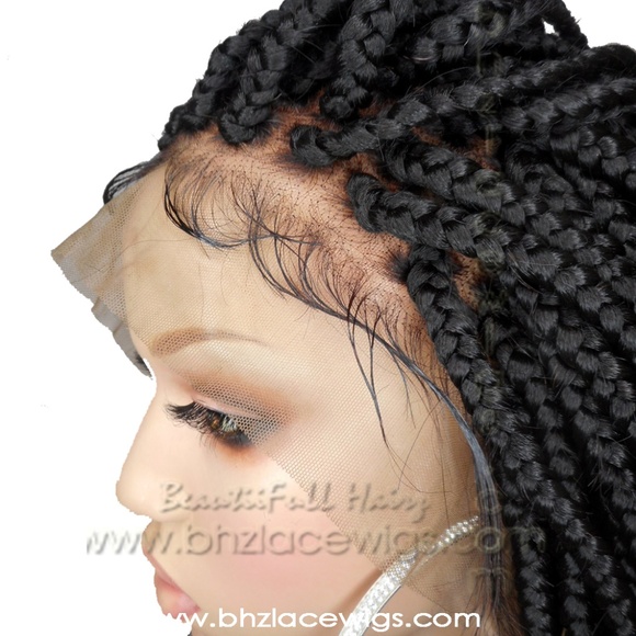 NEW EXCLUSIVE! braided lace wig braid lace front main image 4